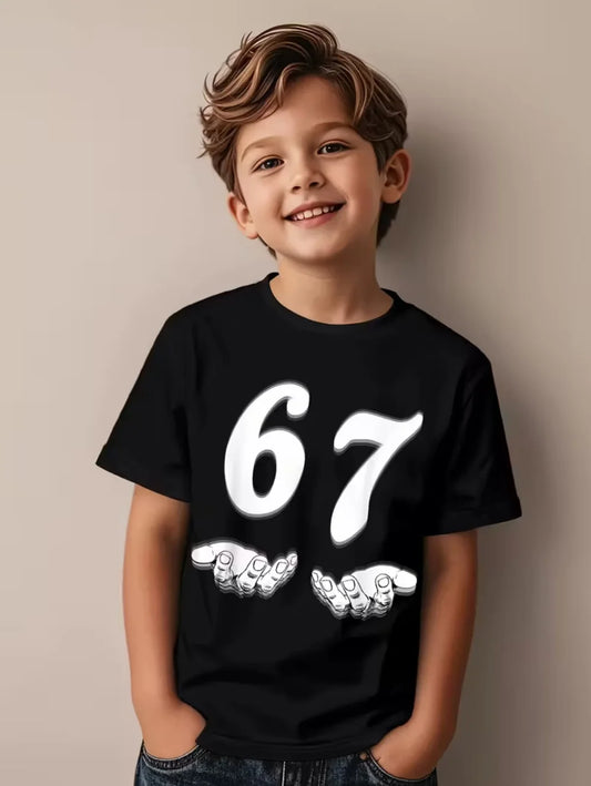 67 Meme T-Shirt for Kids